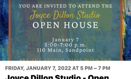 Joyce Dillon studio open house Friday January 7th 7pm