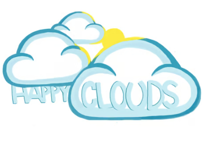 Happy Clouds Painting